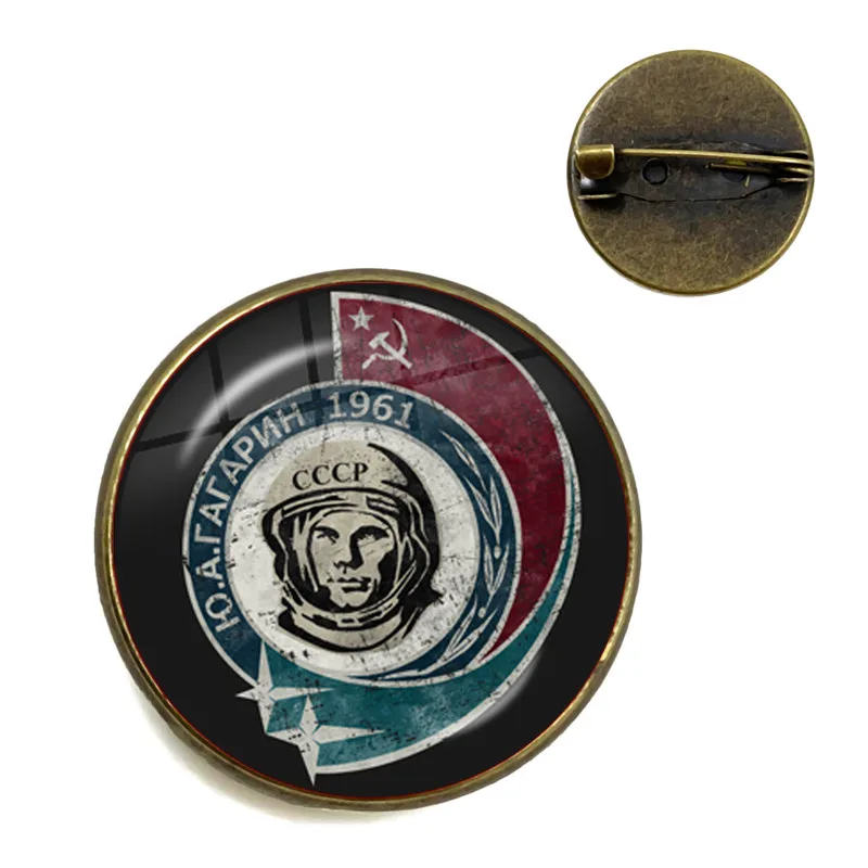 Vintage USSR Soviet Badges Sickle Hammer Brooches CCCP Russia Emblem Communism Sign Top Grade Collar Pins Badge Jewelry For Gift
