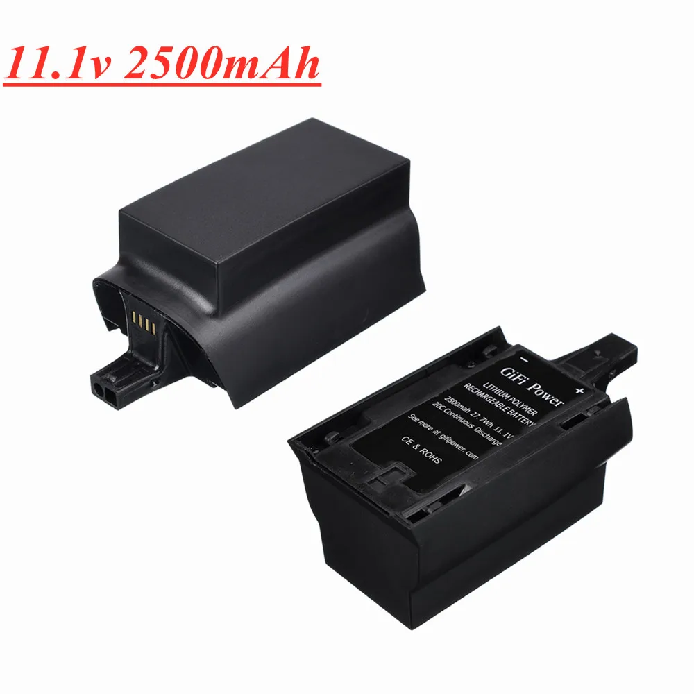 2PCS 2500mAh 11.1V For Parrot Bebop Drone 3.0 Upgrade Capacity Lipo Battery Drone Backup Replacement Battery