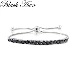 BLACK AWN New Silver Color Silver Charm Bracelet Women Wedding Jewelry S010