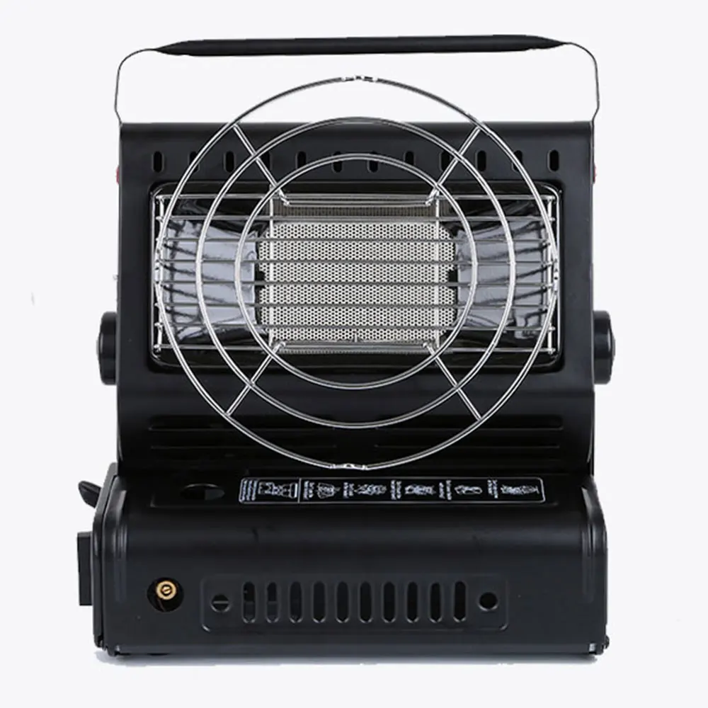 ポータブルキャンプ用ガスストーブ,屋外用調理器,ガソリンまたはガスヒーター