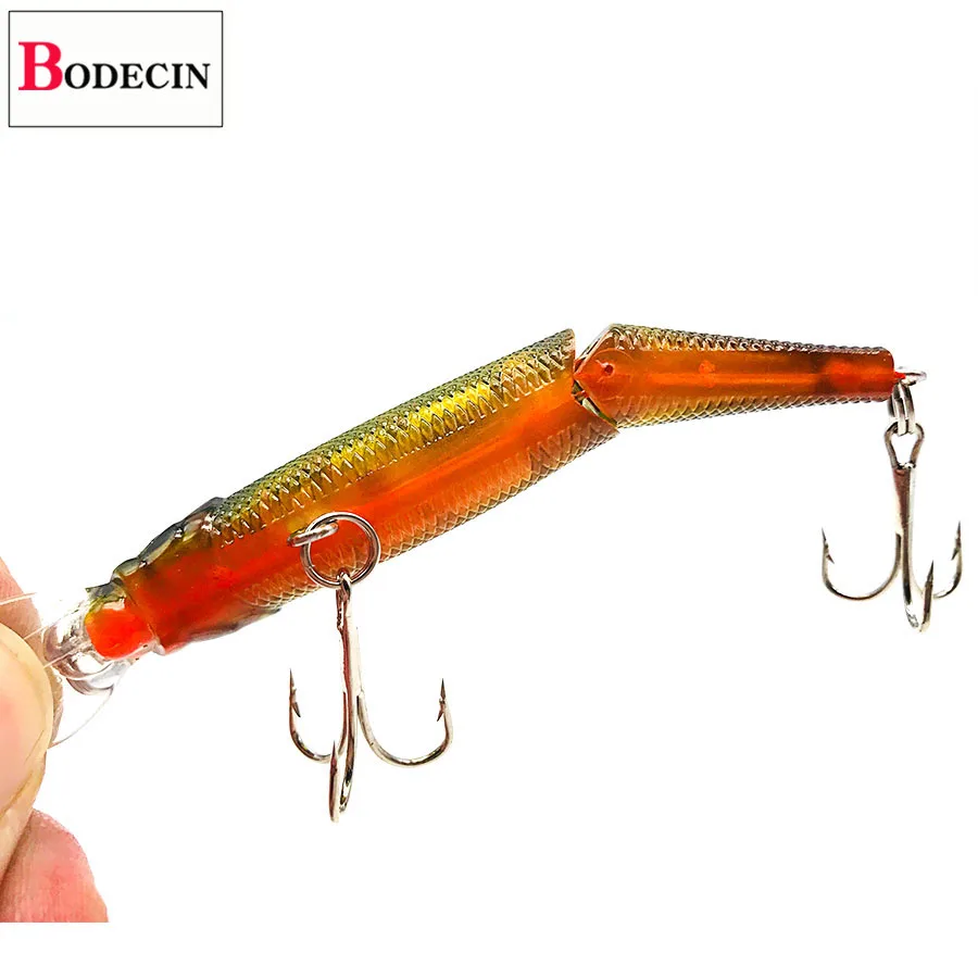 Wobblers For Fishing Lure Tackle Minnow Pike Trolling 2 Jointed Swimbait Crankbait Fake Hard Lure Carp Artificial Bait Top Water