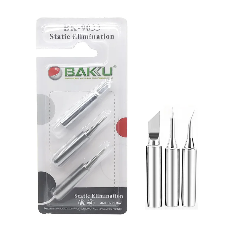 BAKU-Pointes de fer à souder, tête de soudage sans plomb, pour 900M 907 913 376 453 601D 878L, 3 embouts/ensemble