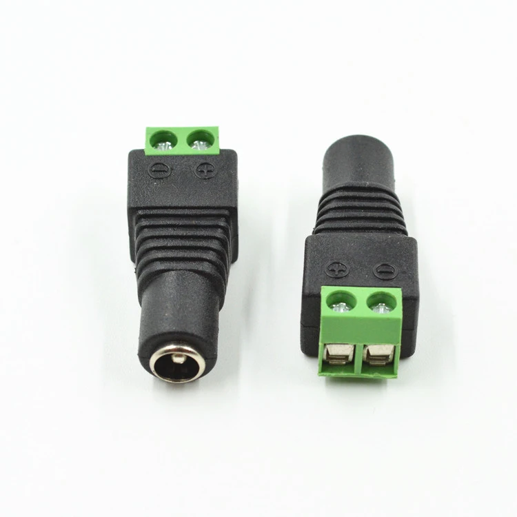 

50 x Male + 50 x Female 2.1x5.5mm DC Power Cable Jack Adapter Connector Plug Led Strip CCTV Camera Use 12V