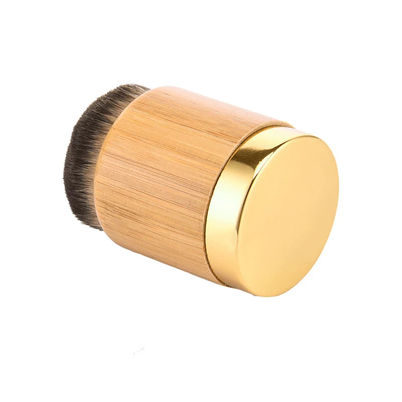 Pennelli per trucco in bambù naturale paffuto portatile SAIANTTH pennello per fondotinta cosmetico blush trucco professionale per la bellezza del viso maquiagem