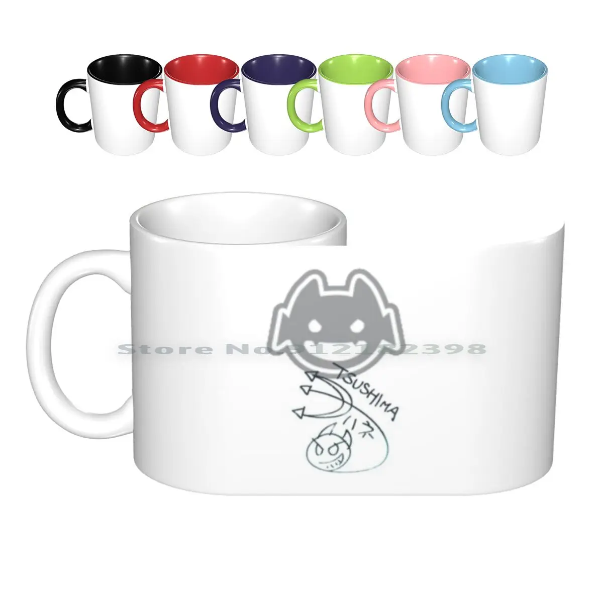 Yoshiko Tsushima Symbol And Signature Ceramic Mugs Coffee Cups Milk Tea Mug Love Live Love Live School Idol Festival Love Live