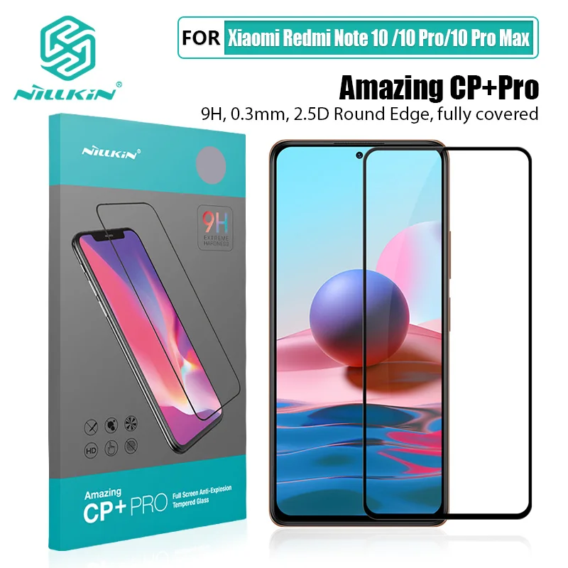 For Xiaomi Redmi Note 10 Pro Glass For Note 11 Pro Nillkin CP+Pro /H+Pro Tempered Glass For Redmi Note 10 Screen Protector