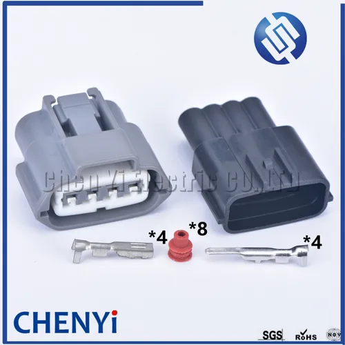 Bobina de encendido automotriz macho o hembra de 4 pines enchufe eléctrico Sensor MAF conector impermeable 6189-0781 para NISSAN Patrol TB48