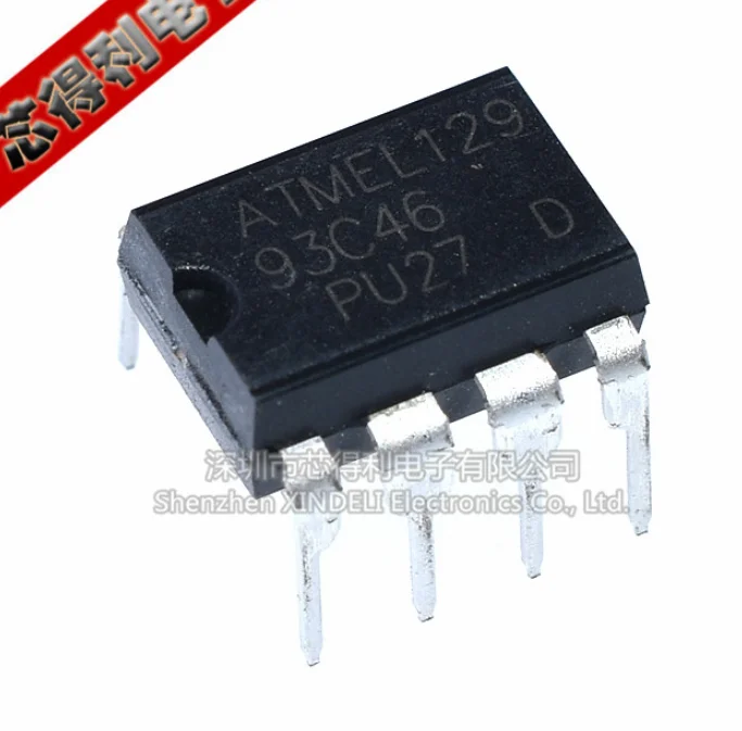 Mxy 10PCS  AT93C46 DIP8 93C46 DIP-8 DIP EEPROM 64x16 new original