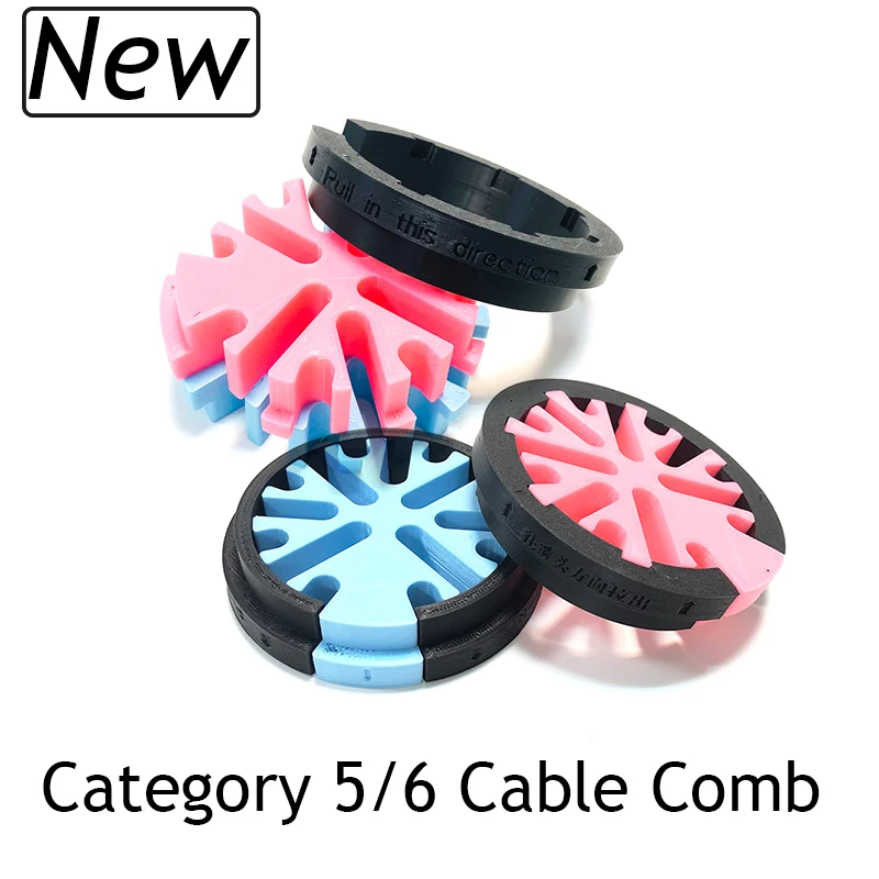 

New Cat5/6/7 Network Cable comb Cable Arrangement Tidy Tool Tree Type Category Cable 33 Wires Wiring Tool Set for Route Studio