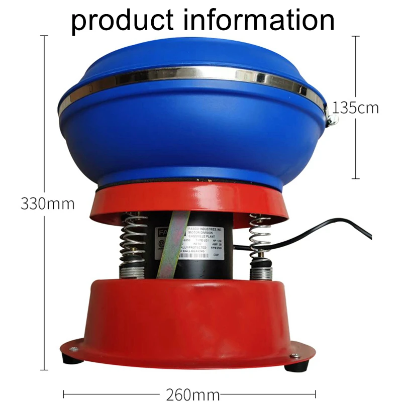 Household desktop automatic vibration polishing machine small vibration grinding jade jade polishing machine vibration barrel