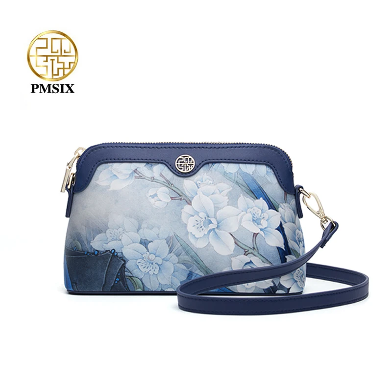 PMSIX Vintage Crossbody Bags For Women Silk Print  Shoulder  Classical Mini Messenger Bag Lady Stylish Bags  Small Bags 2020