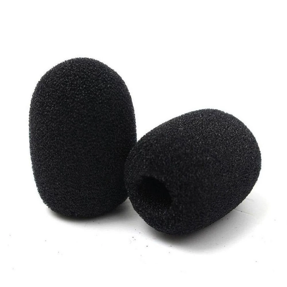 Telephone Meeting Mic Headset Sleeve Windscreen Microphone Windshield Mic Protector Microphone Mic Cover Headset Foam Covers