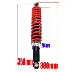 Ammortizzatore anteriore da 350mm/13,8 pollici universale adatto per Dune Buggy Quad Dirt Bike ATV sospensione a molla ammortizzatore in lega di alluminio nuovo