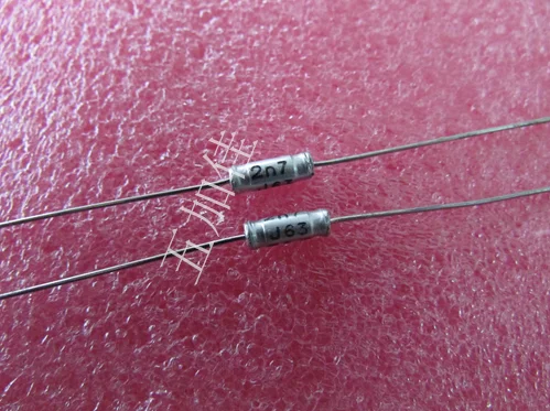 

Original new 100% 63V2700PF 2n7 5% 3x9MM tin film axial capacitor (Inductor)