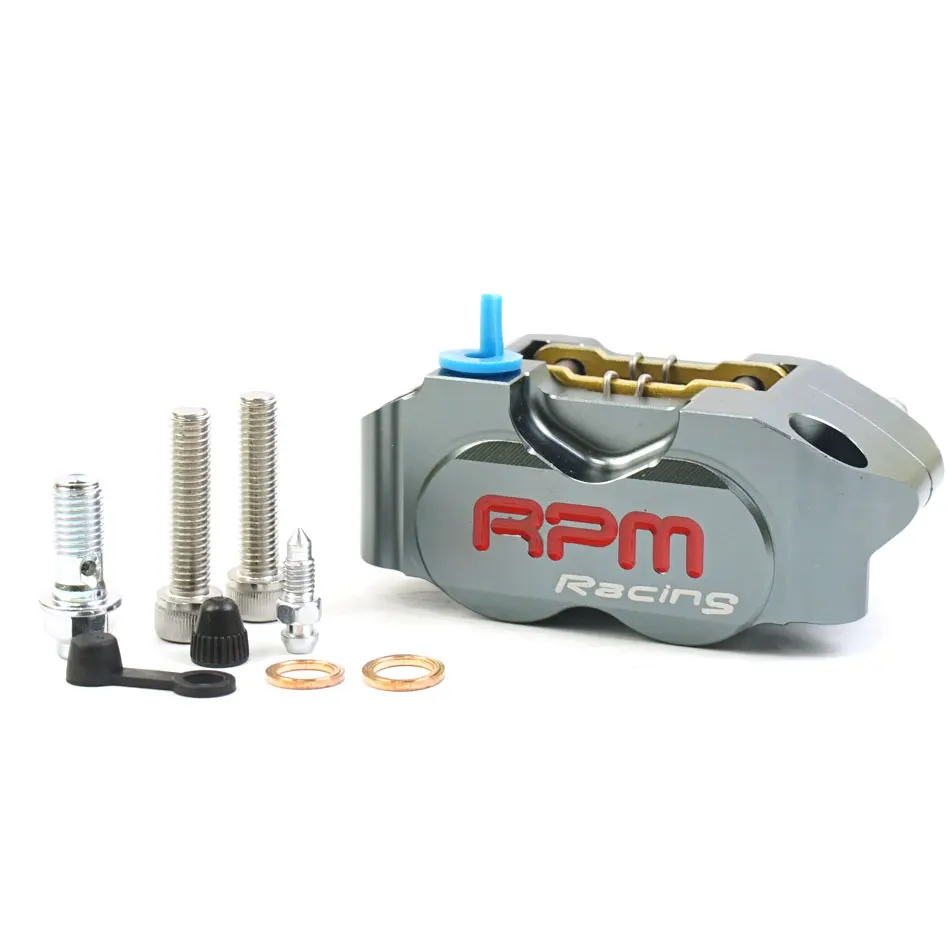 Motorrad RPM Bremssattel 4-Kolben für Yamaha Aerox Nitro RSZ JOG BWS 100 125 Zuma GROM Scooter Dirt Bike Scheibenbremssattel