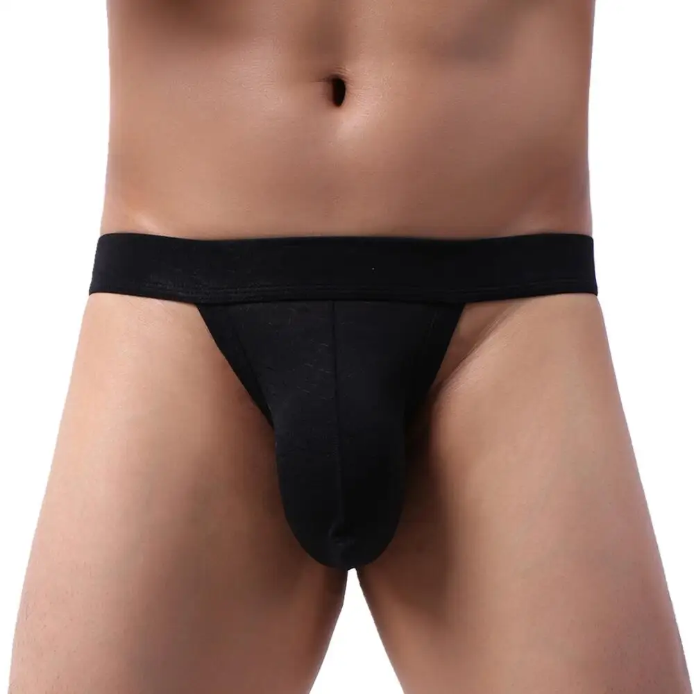 Underwear Men\'s Thong G-String Sexy Briefs U Pouch T-Back Lingerie Tangas Underpants Male Micro Bikini Panties