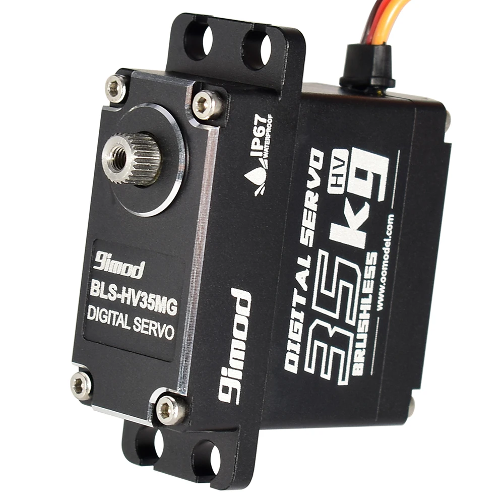 9imod Servo impermeabile BLS-HV35MG 35KG Metal Gear HV Servo digitale senza spazzole per RC Car Boat Robot fai da te