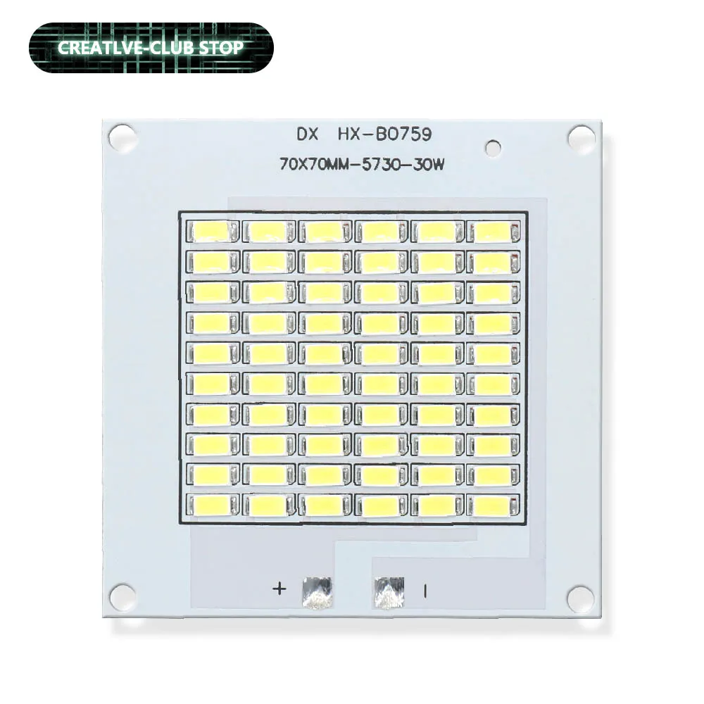 Full Power 10W 20W 30W 50W 100W LED Chip Light Boards Lamp Beads DC30-33V For Spotlight Flood Light Street Lamp Outdoor Lighting