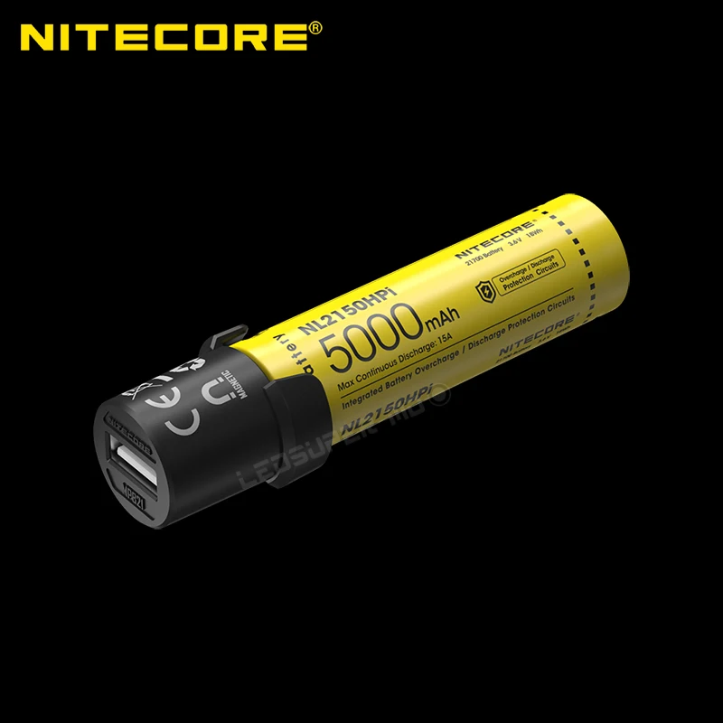 NITECORE Intelligent 21700 Battery System - MPB21 Kit with NL2150HPi & ML21 Light & Magnetic Powerbank