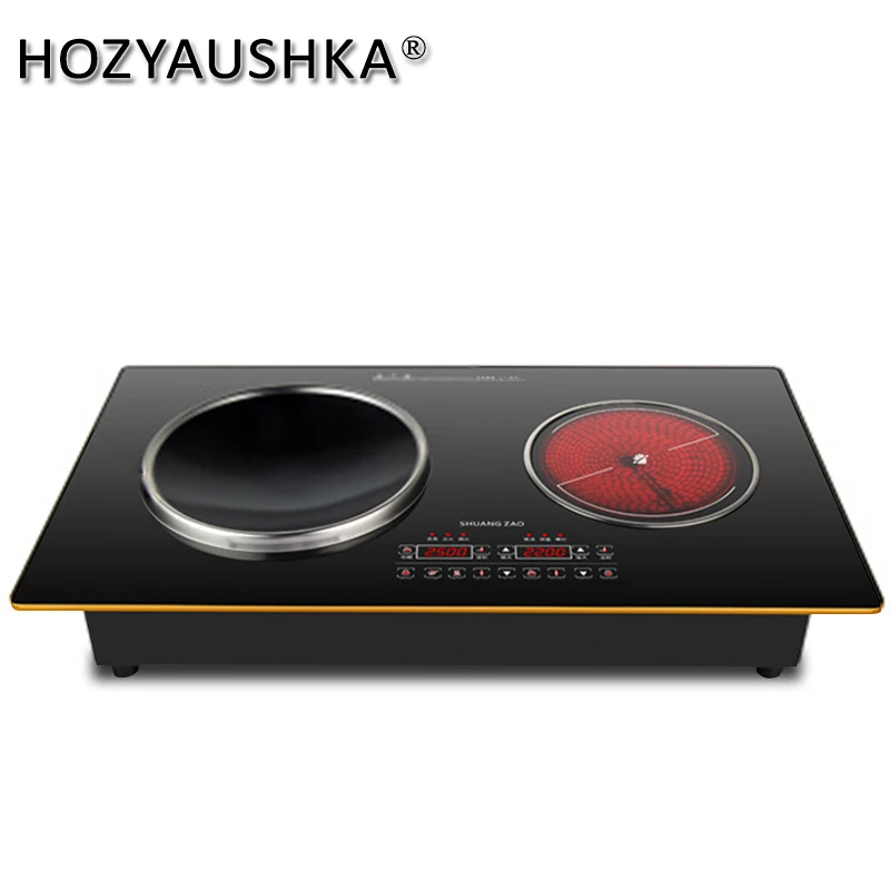 

Induction Cooker Double-stove Household Concave Double-burner Inlaid Double-eye High-power Embedded