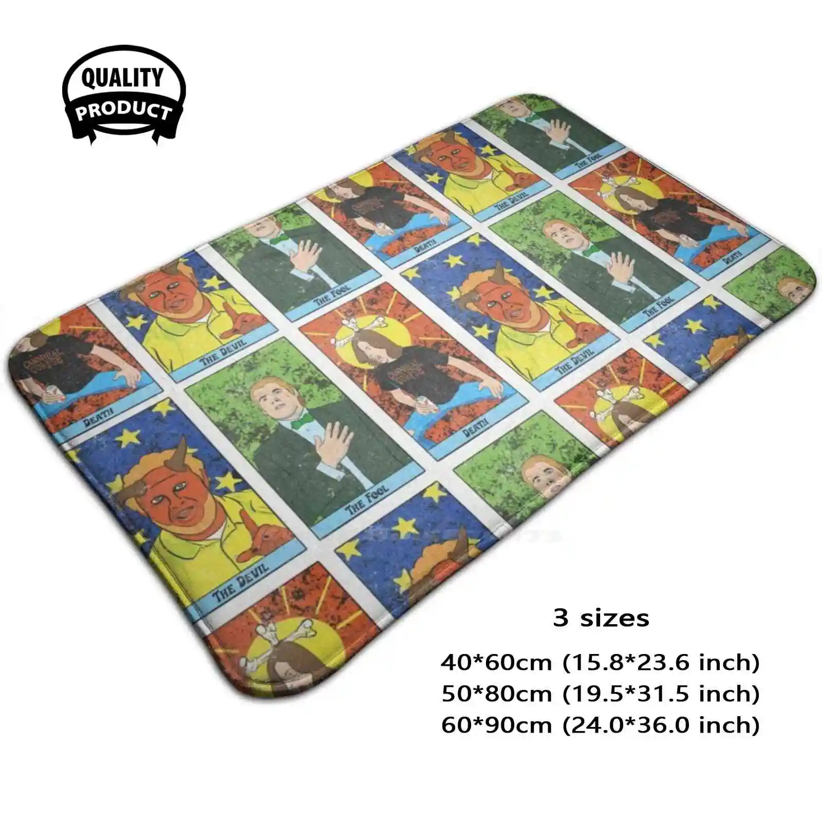 Tarot Cards Soft Cushion Home Carpet Door Mat Car Rug Marcus Parks Henry Zebrowski Ben Kissel Last Podcast Network Last Pod