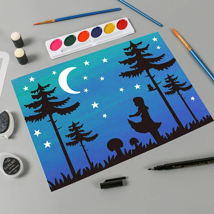 16 шт./набор, трафареты для рисования стен