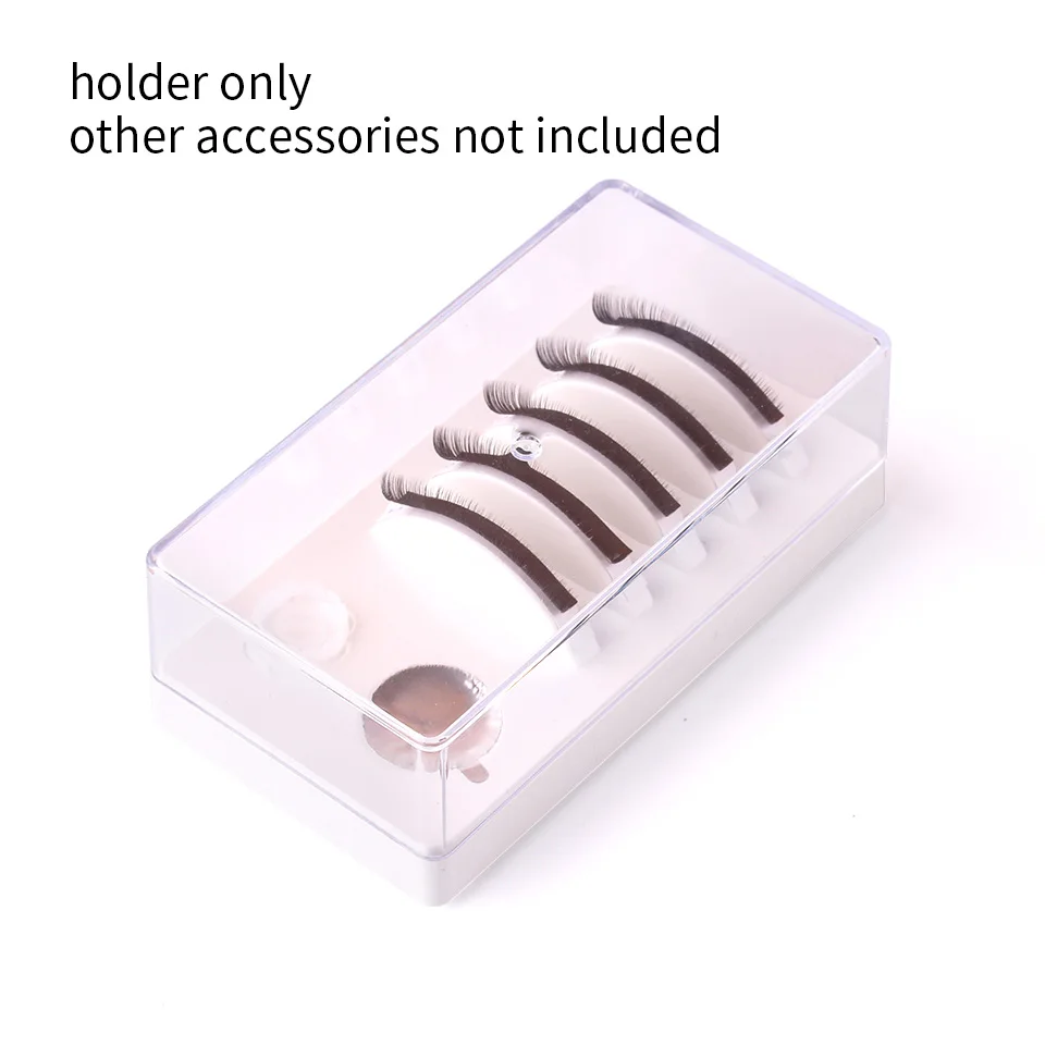 1 pièces Extension de cils individuelle Assistor de graffation Durable faux cils et porte-colle support de cils palette cils outils de maquillage