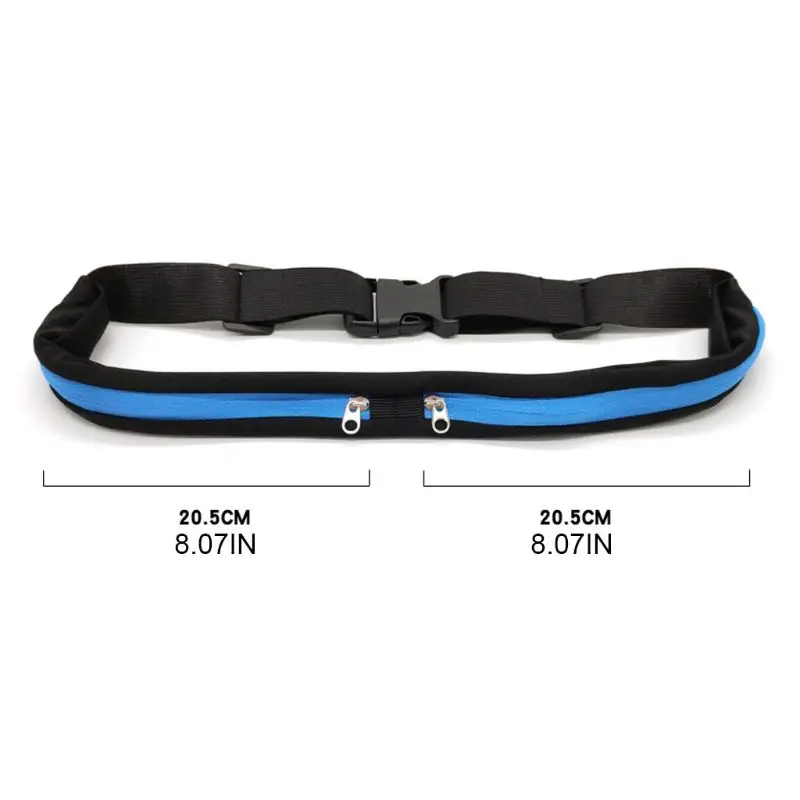 Ultra-Dunne Onzichtbare Running Belt Bag Waterdicht Taille Fanny Pack Transpiratie