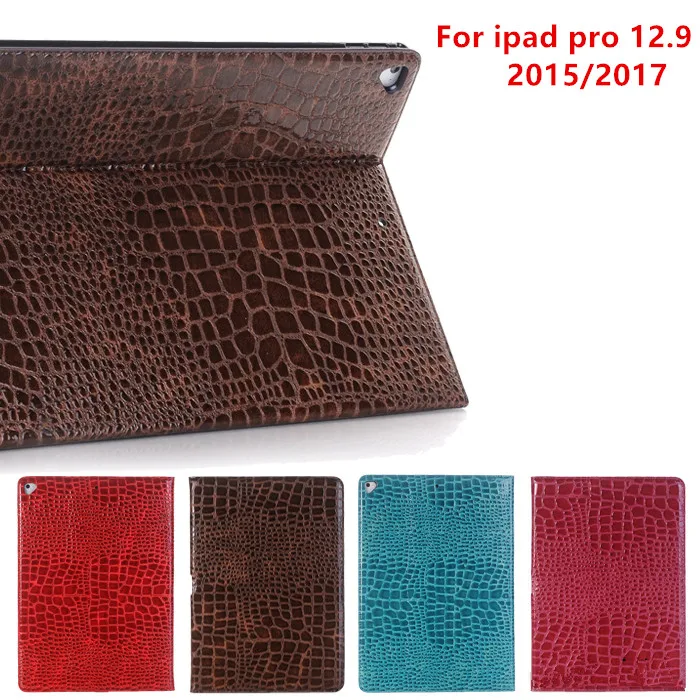 Fashion Business Leather Case for iPad Pro 12.9 2015 2017 Stand for ipad A1584 A1652 A1670 A1671 Protective Case