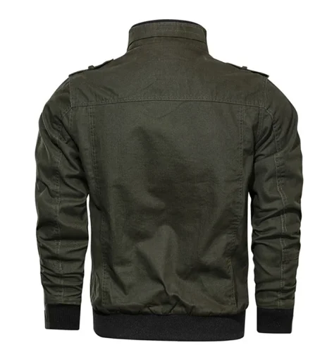 Blouson militaire en coton pour hommes, coupe-vent et veste modèle aviateur, collection printemps-automne 2020