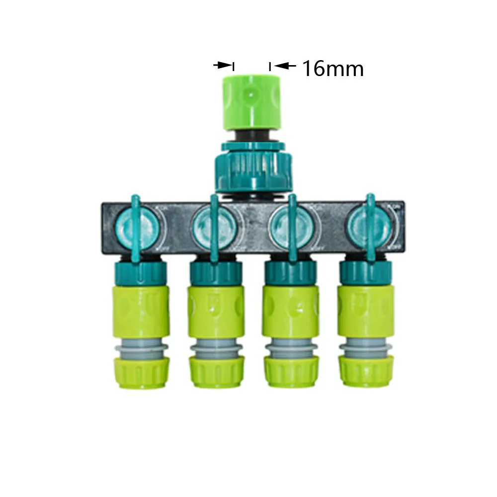 Ogród 1/2 3/4 Cal wąż 2/4 Way kran ogrodowy wąż Splitter mosiądz plastikowe stopu cynku Y typ podlewania złącze rury dystrybutor