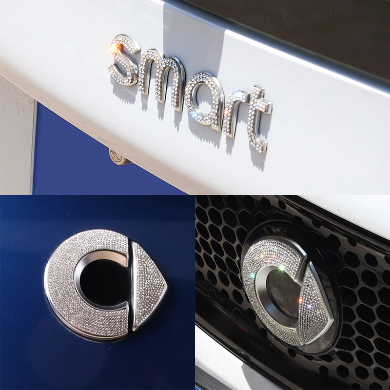 Automobile Diamond Car Sticker Bling Decoration Styling For New Smart 453 Fortwo Forfour Car Accessories Modification