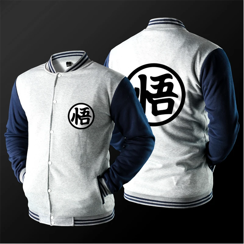 New Japanese Anime    Varsity Jacket Autumn Casual Sweatshirt Hoodie Coat Jacket Brand Baseball Jacket