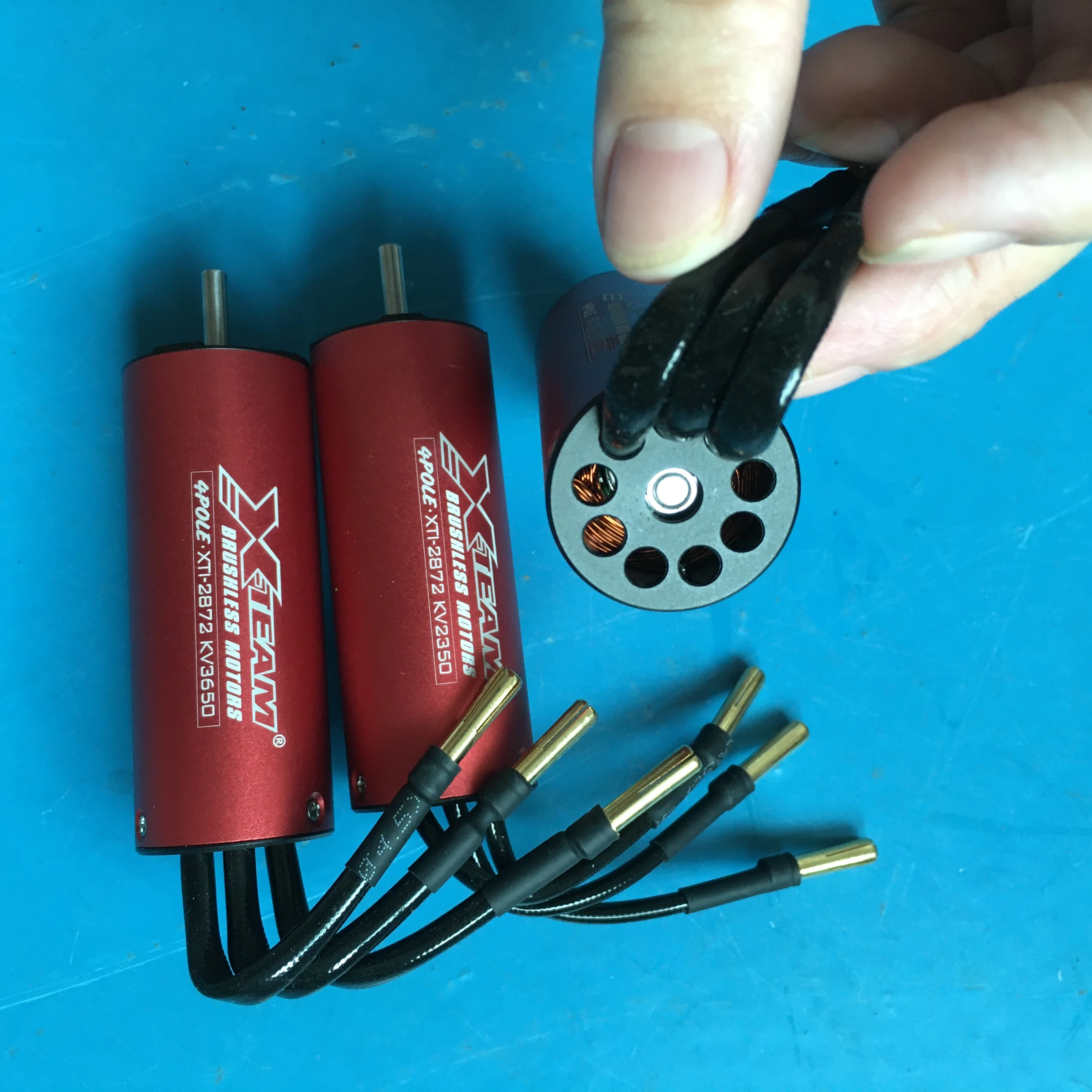 LemonFPV X-TEAM XTB 2872 3650KV 3500KV 3350KV 4-Poles Inrunner Brushless Motor for 650mm Remote Control RC Boats Refit