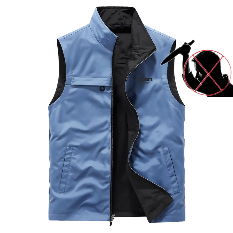 

Self Defense Safety Clothing Men's Tactical Waistcoat Stab Proof Vest Anti Cut Anti Knife Slash Proof Vest Civil Use New