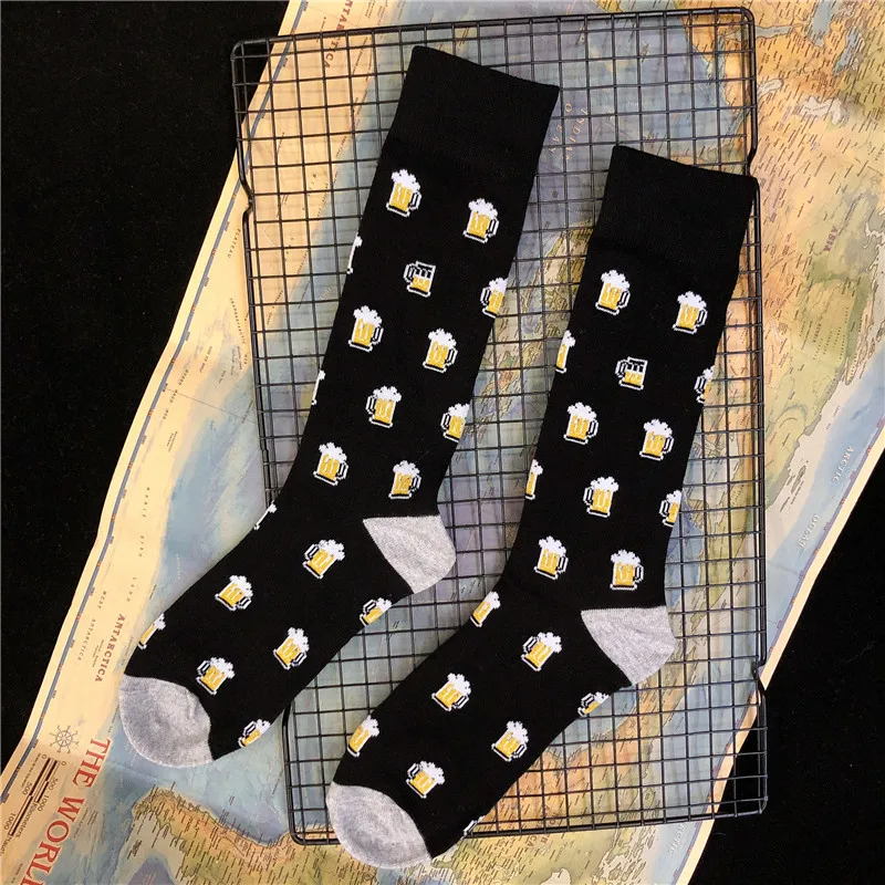 성인 승무원 면 양말 맥주 텀블러 락 위스키 유리 머그잔 INNCH 공식 오리지널 디자인 Nice New Pop Top Street Fashion Sox