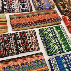 Ethnic Bohemian Printed Pure Cotton Fabric for DIY Sewing Clothes Tablecloth Home Decor Fabrics