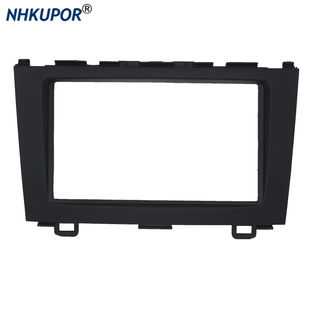 9/7 Inch 2 Din Audio Fascia For HONDA CRV CR-V 2007-2012 Auto Stereo Refit Panel Dash Mount Install Trim Frame Kit Bezel