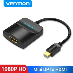 Vention Mini DisplayPort na kabel HDMI Adapter Thunderbolt 2 męski na HDMI żeński konwerter do monitora MacBook Air Pro Mini DP