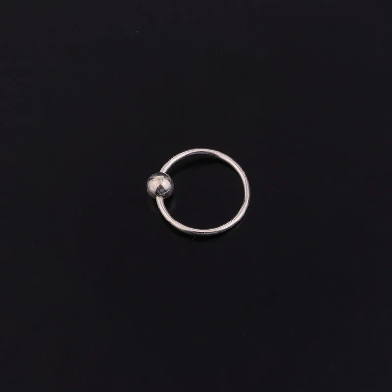 1pc Fake Nose Ring Septum Hoop Earring Piercing Silver Color Clip Cartiliage Helix Ear Tragus Daith Eyebrow Women Body Jewelry