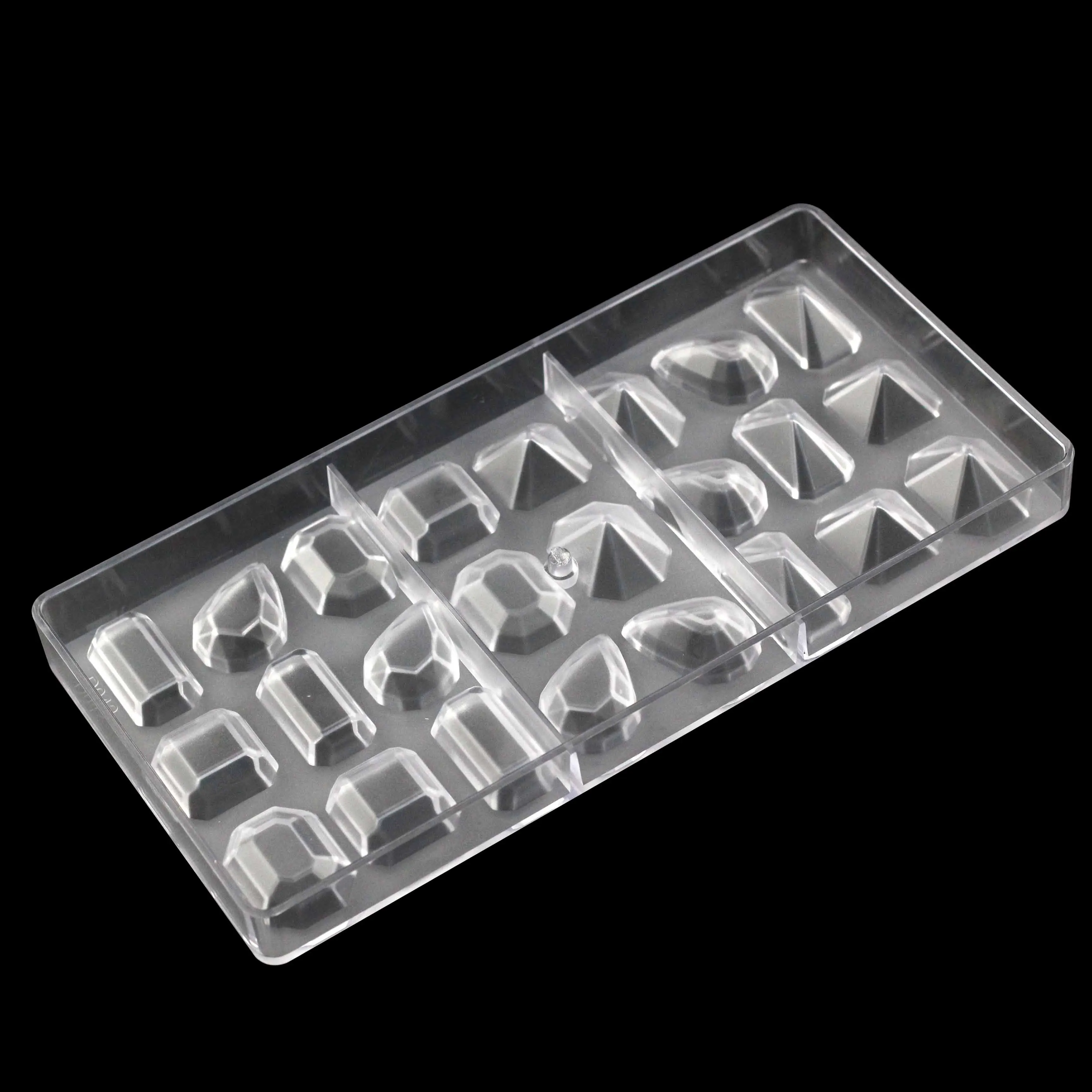 Diy Gem Shape Polycarbonate Chocolate Mold, Baking Candy Confectionery Tool Baking Candy Cake Decoration Chocolate Mold image 2