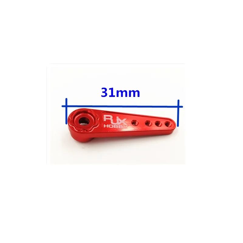 Standard Servo Horn 25T Aluminum Arm 25 Teeth For Futaba JX Steering Gear Long Rocker Metal Rudder