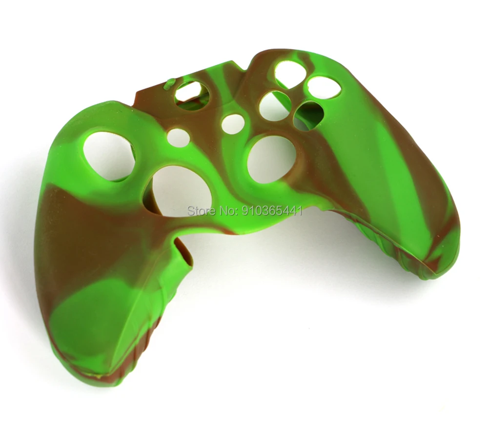 20 шт./лот, камуфляжный силиконовый чехол для контроллера Xbox One, чехол для геймпада, резиновая ручка, защитный чехол для Xbox One