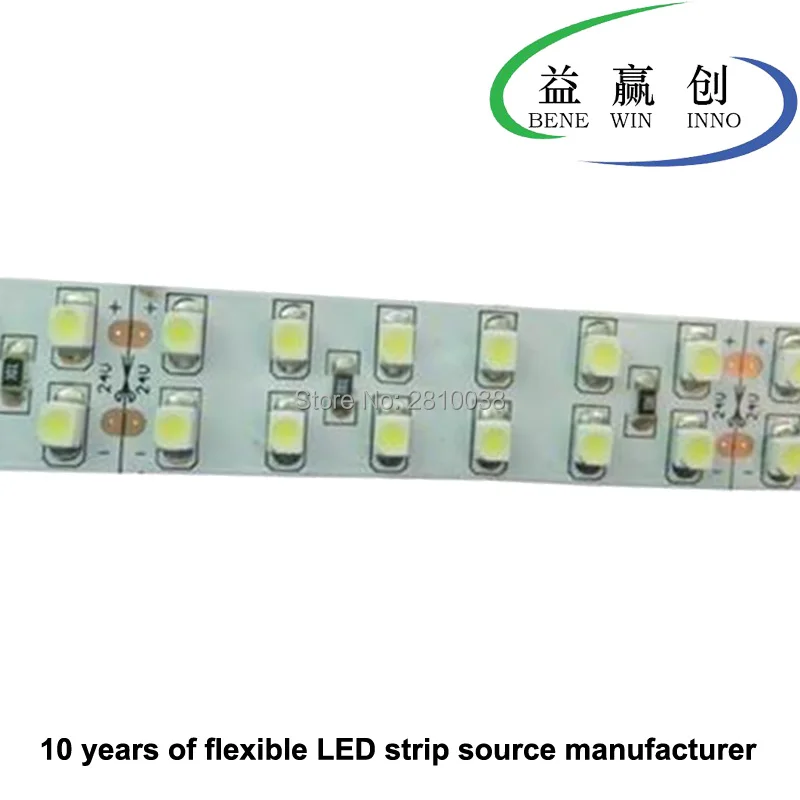 

100M/Lot High CRI 90+ 3528 led light strip DC12/24V 240leds/M led strip lights IP22 15mm wide led tape light 19.2W/M led ribbon