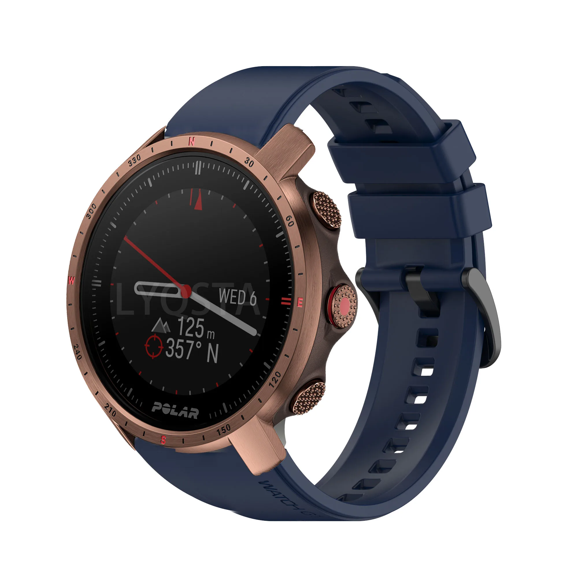 New 22mm Silicone Watchband Strap For Polar Grit X Pro/Polar Vantage M M2 Smart Wristband Bracelet Replacement Accessories Belt