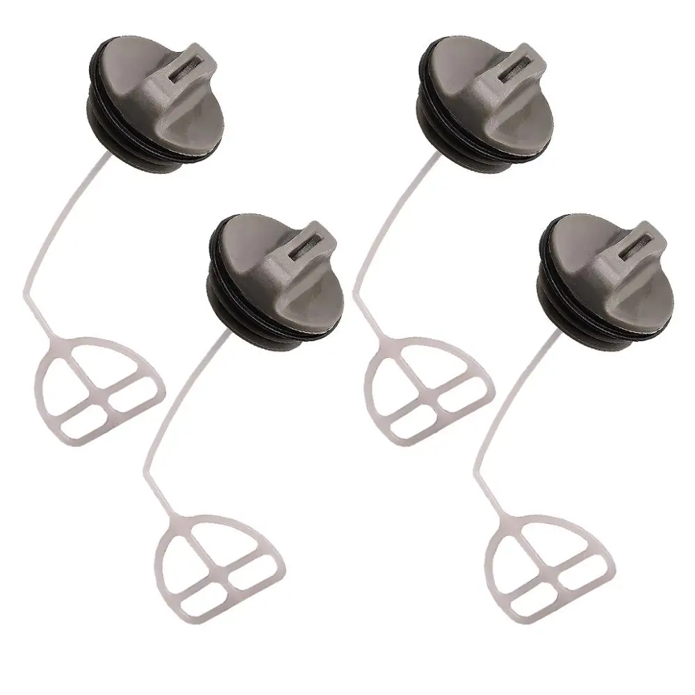 4pcs/lot Gas Fuel Oil Caps For Husqvarna 288 365 357 359 455 395 Chainsaw Spare Tool Part 537215202 бензопила