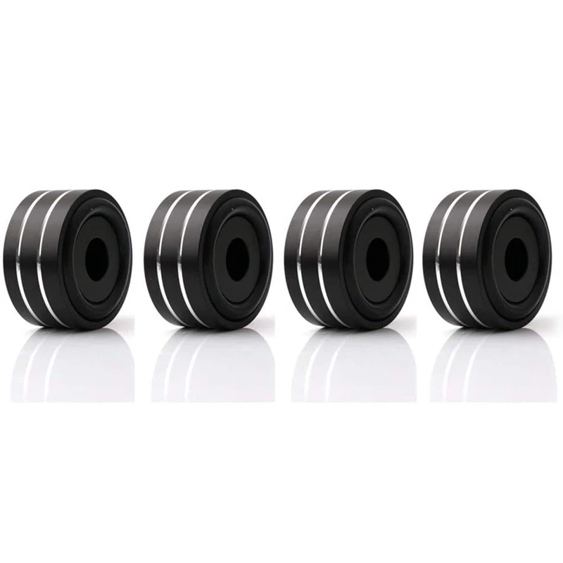 4個40X20Mmアルミハイファイアンプスピーカー分離スタンドターンテーブルdac足パッド