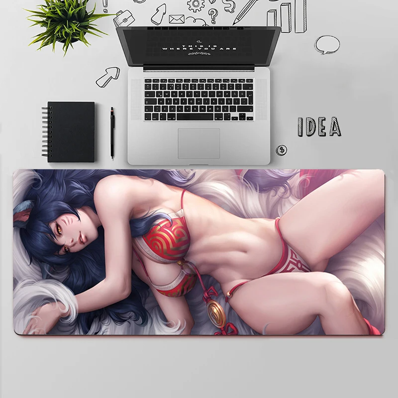 Gaming Mouse Pad Large Mouse Pad PC Gamer Computer Mouse Mat Big Mousepad Sexy Anime Girl XXL Carpet Keyboard Desk Mat Mause Pad