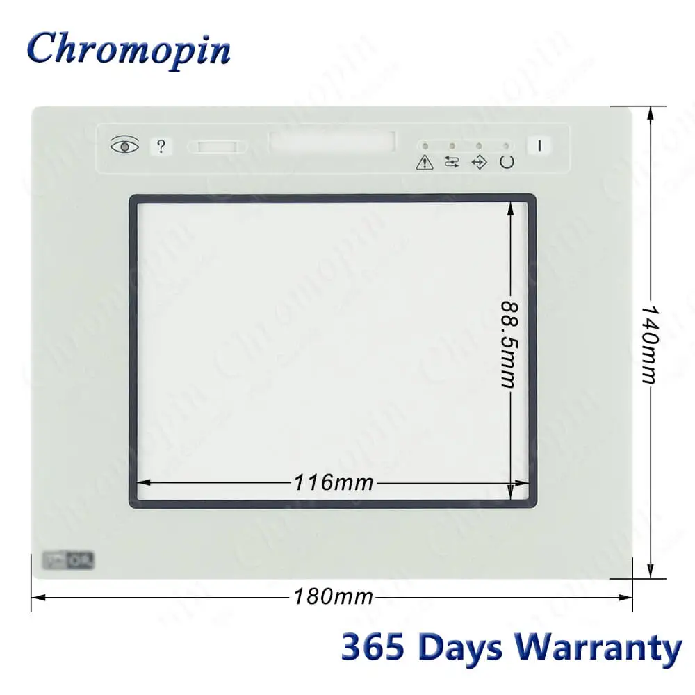 Imagem -05 - Painel da Tela de Toque para Uniop Etop116550 Touchscreen com Película Protetora de Sobreposição Dianteira Etop110050 Etop11-0045