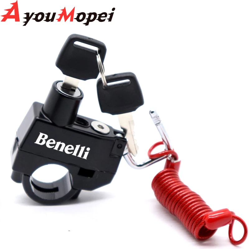 Anti-theft Helmet Lock Security For BENELLI TRK 502 Leoncino 500 200 BJ250 BJ500 TNT 125 300 600 502c Motorcycle Accessories